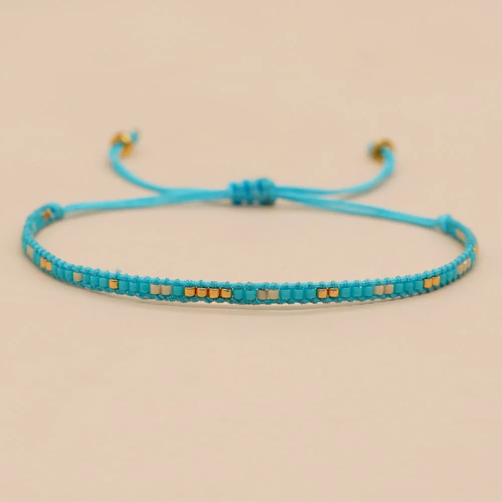 Wholesale Miyuki Rice Beads Hand Woven Extra Fine Glass Bracelet