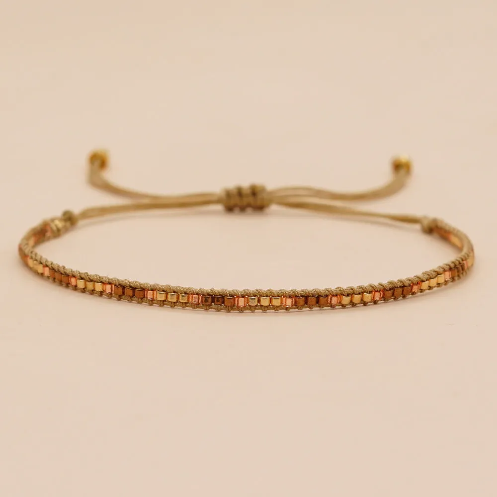 Wholesale Miyuki Rice Beads Hand Woven Extra Fine Glass Bracelet