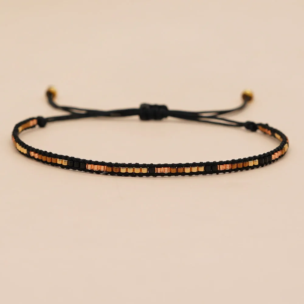 Wholesale Miyuki Rice Beads Hand Woven Extra Fine Glass Bracelet