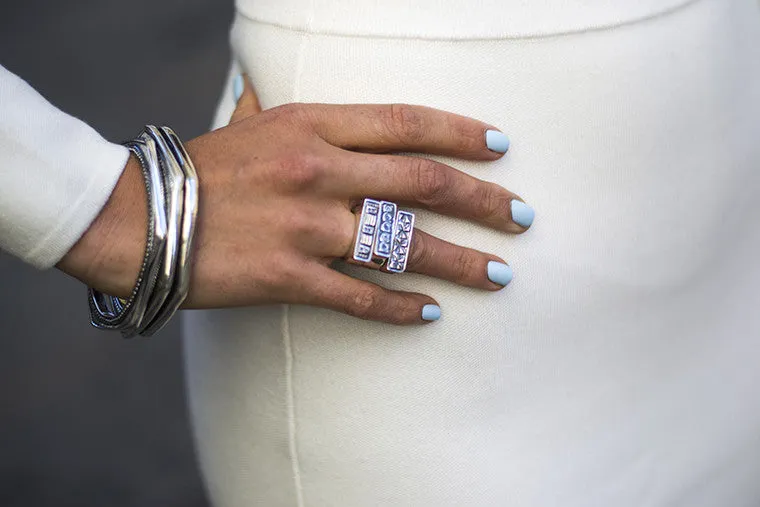 Wiener Werkstatte Line Out Stack Ring