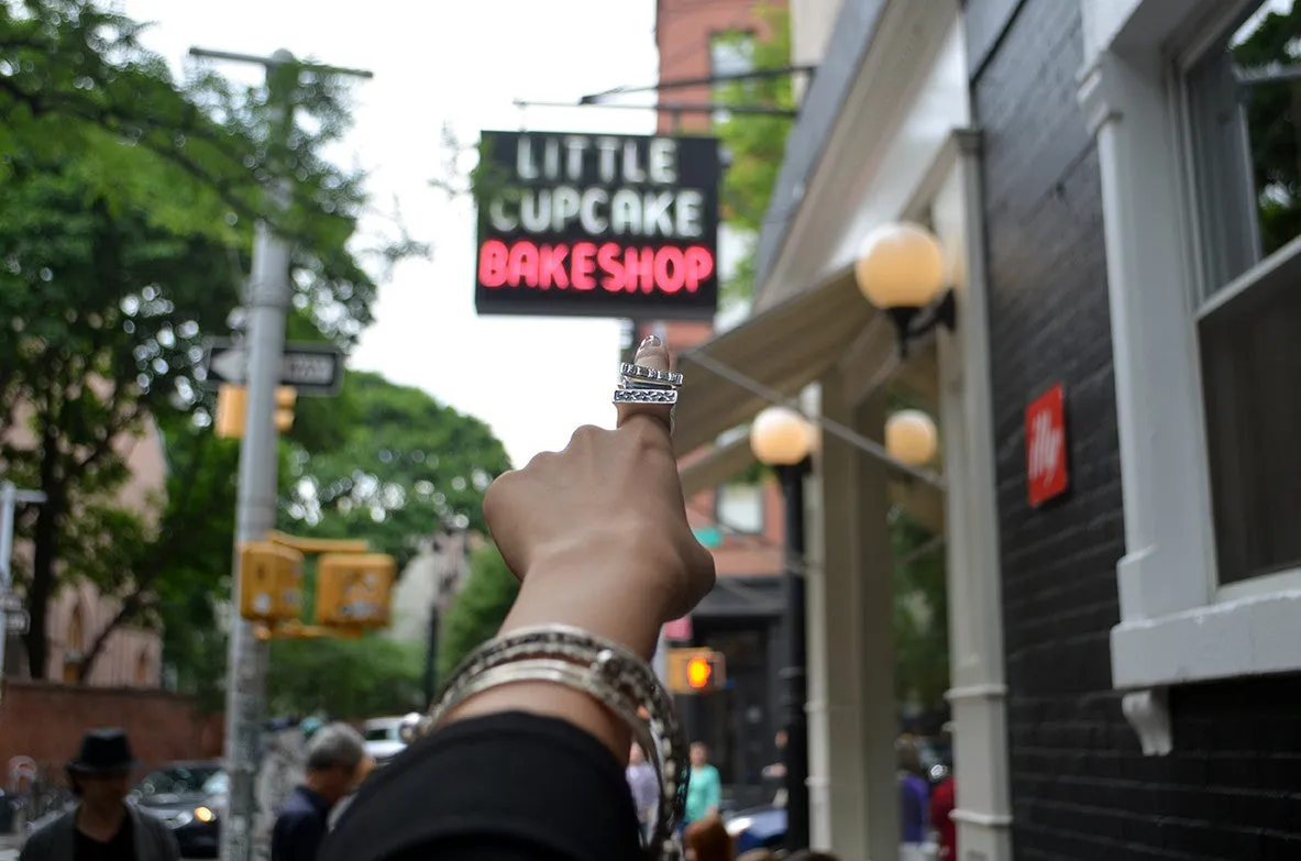 Wiener Werkstatte Line Out Stack Ring