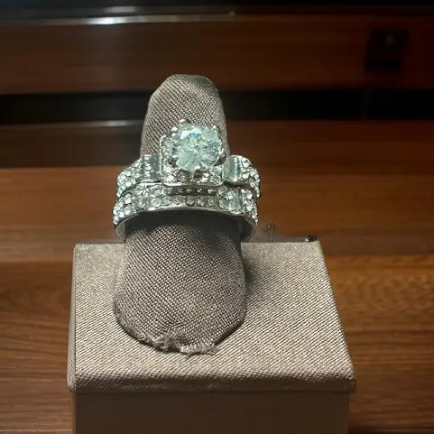 Women's Bridal Marriage Engagement Ring Set